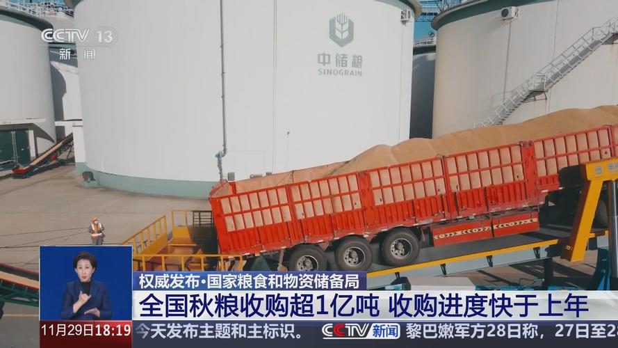秋粮收购达3.45亿吨